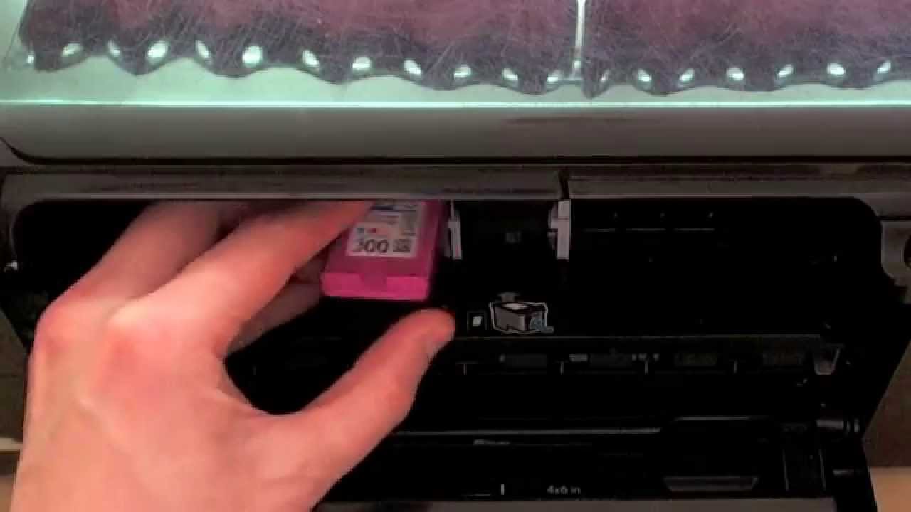 HP Photosmart - Changing the cartridges YouTube