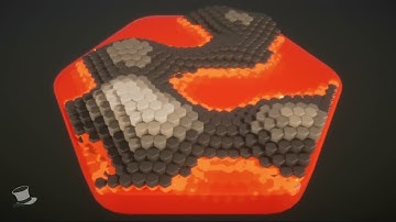 Gentleforge (Unity) Hex generator lava biome preview 01