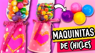 Maquina de Chicles CASERA ❤ Maquina con cositas RECICLADAS ❤ Manualidades Catwalk