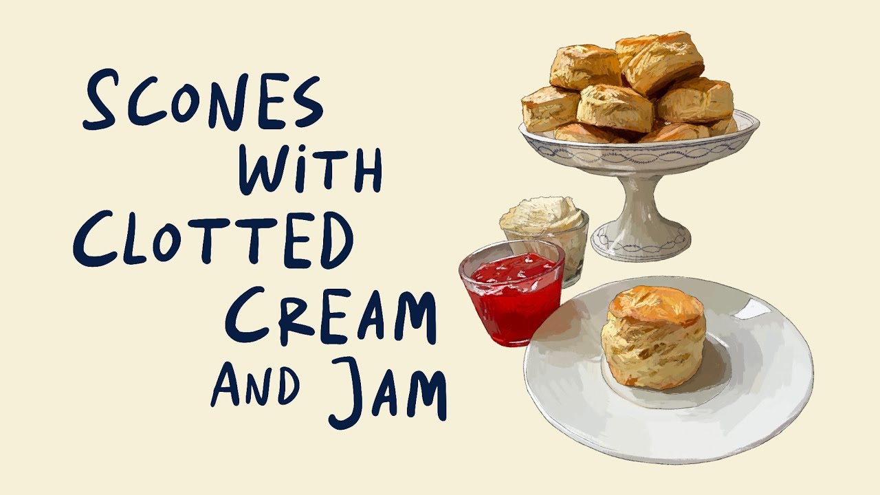 Scones with Clotted Cream and Jam recipe - making every part of this British classic!