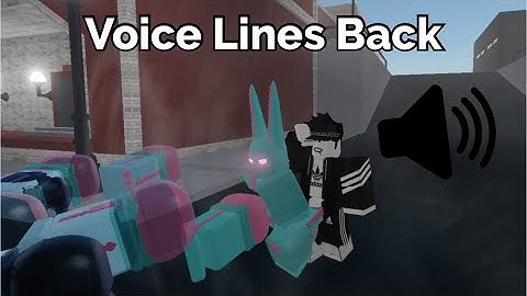 [YBA] Voice lines are back...