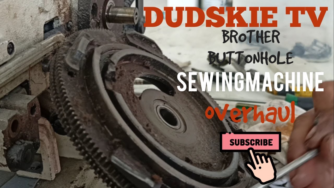 2ND HAND OLD BROTHER BUTTONHOLE MODEL LH4-B814-2 DAY-2 START OVERHAULING