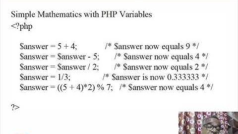 1 12 Variable Manipulation in PHP