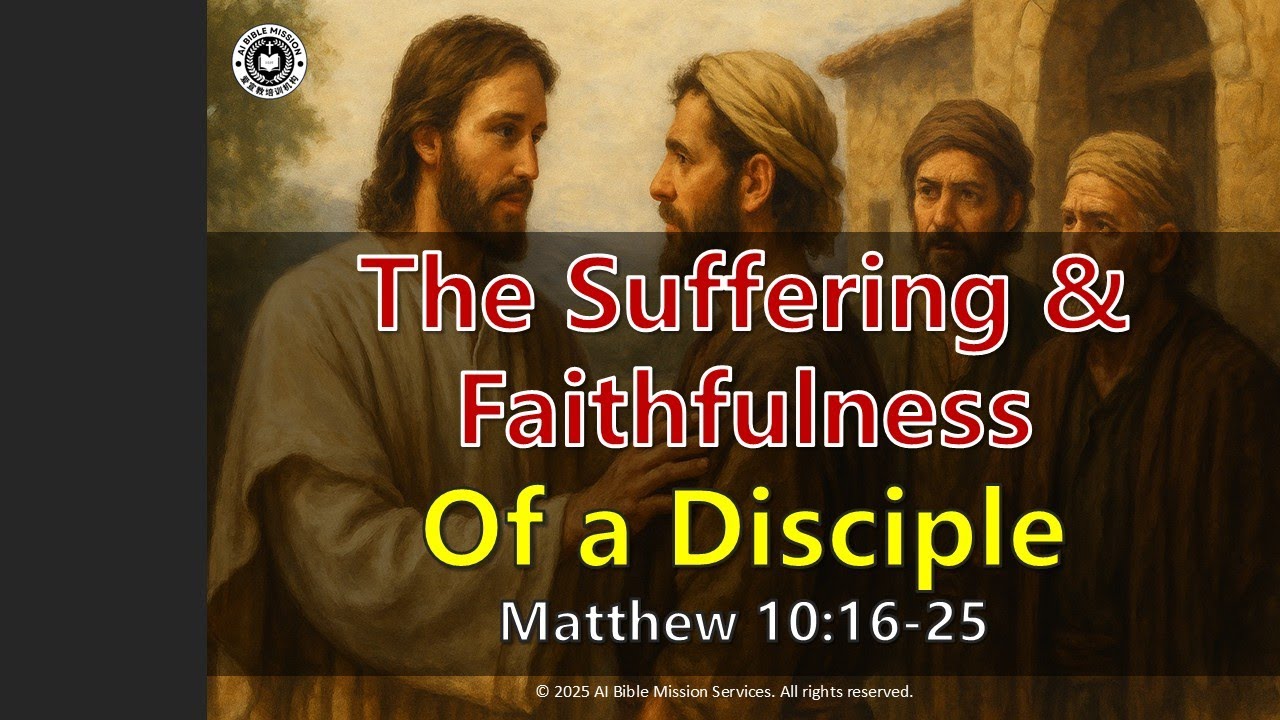 The Suffering and Faithfulness of Disciples | Matthew 10:16–25 ...