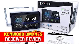 Kenwood DMX47S Apple CarPlay, Android Auto Receiver Review (2023)