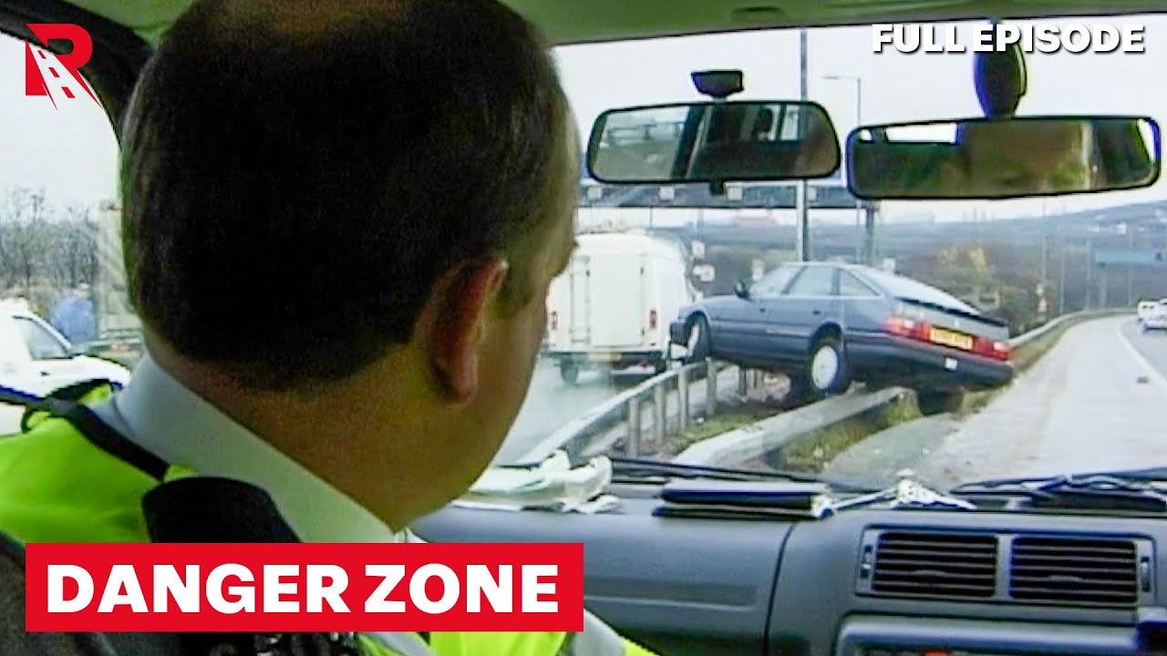 Car Ends Up ON TOP Of Crash Barrier | Motorway | Full Episode - YouTube