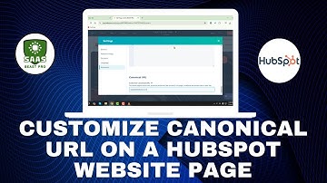 How to Customize the Canonical URL on a HubSpot Website Page