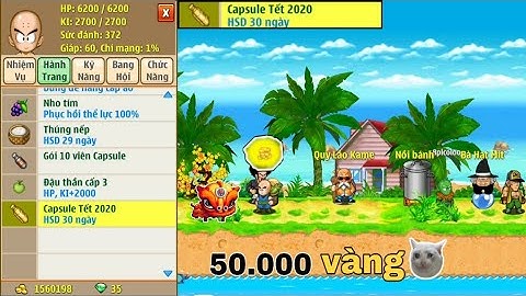 Ngọc Rồng Online - Dẫn con Lân về chỗ Quy Lão Kame đổi lấy Capsule Tết mở ra được quà VIP