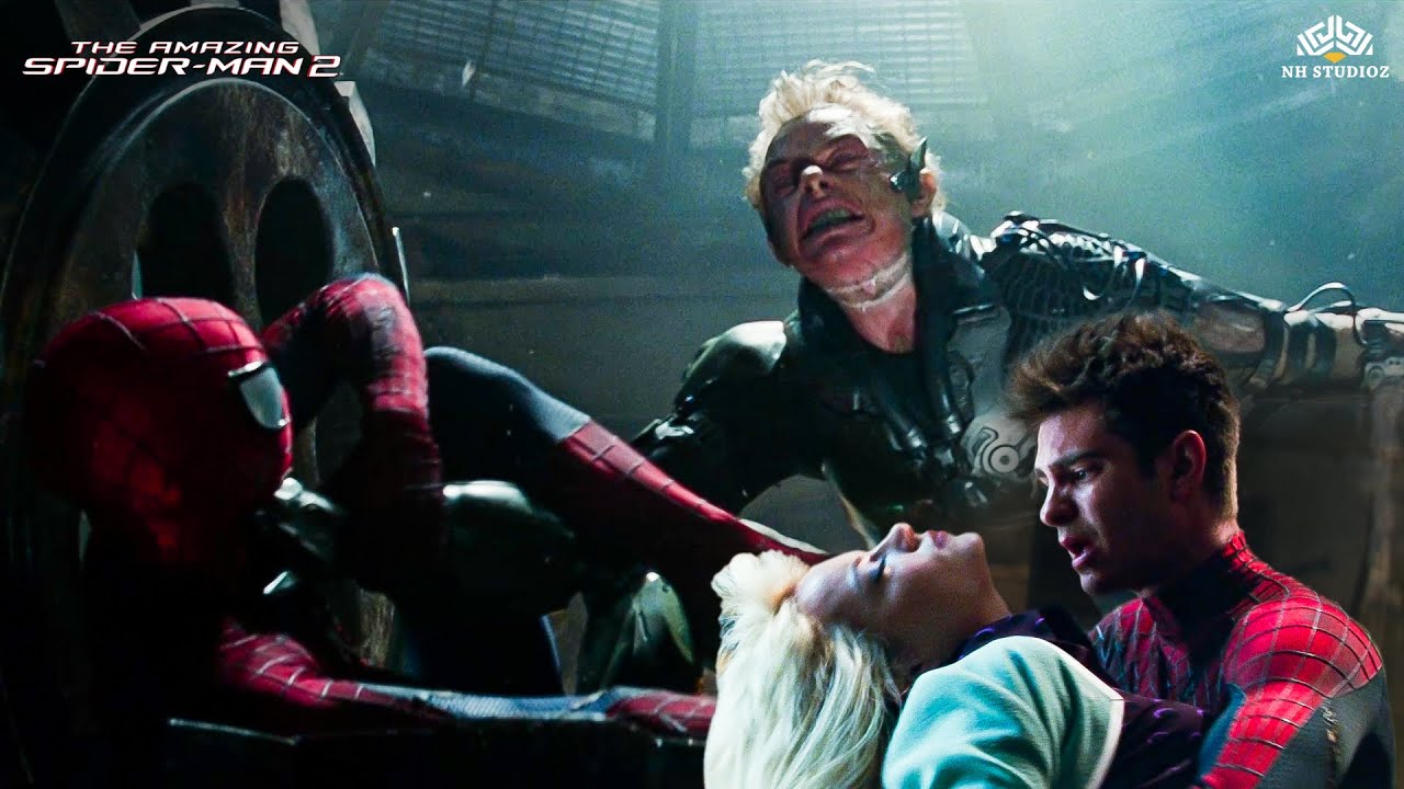Gwen की दर्दनाक मौत | Spider-Man की सबसे बड़ी हार| The Amazing Spider-Man 2 Scene