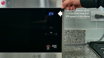LG NeoChef™ - Setting the Clock & Kitchen Timer