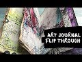 Flip through of my newest  altered book art journal