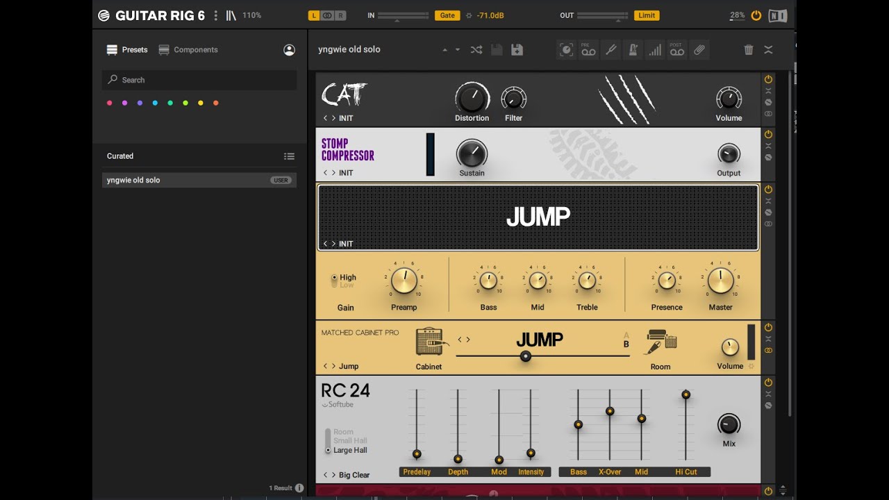 Guitar Rig 6 VST Yngwie sound preset mystyle YouTube
