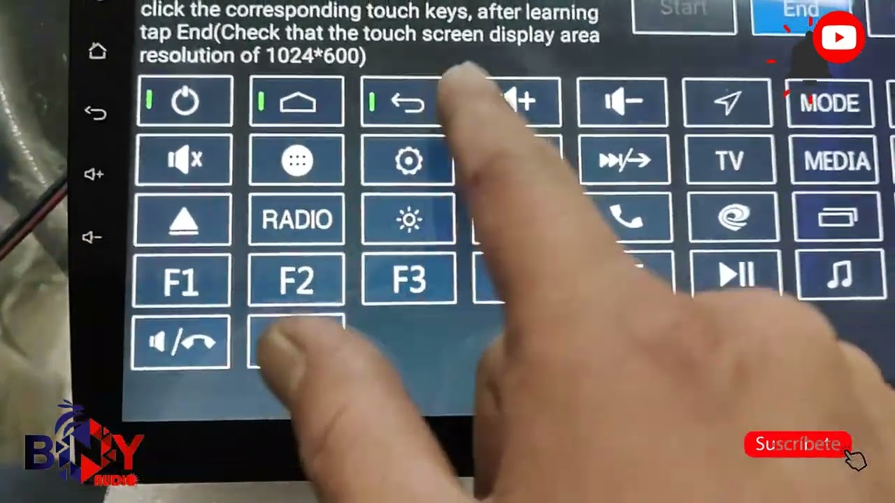 Калибровка сенсорных кнопок на магнитоле Android 12