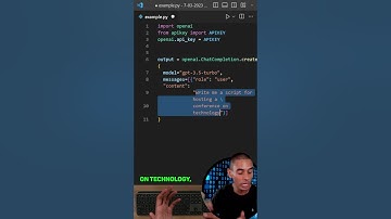 How to use the ChatGPT API with Python!!