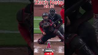 Zach Neto HAMMERS HIS 5TH HOME RUN OF THE SEASON! #baseball #mlb #shorts