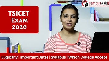 TSICET Exam 2020 | TSICET Syllabus | TSICET Eligibility | TSICET 2020 Exam Date |  How to Register