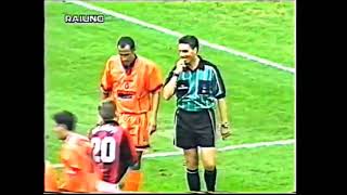 Milan-Cagliari 1999/00 gol irregolare di Morfeo e gol annullato a Maldini