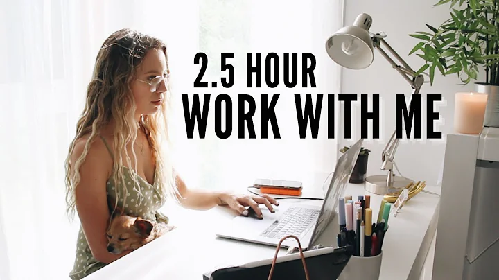 2.5 Hour Computer Work // Sunny Office with Forest...