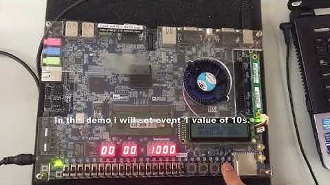 Countdown Clock on De2i-150 Board Project.