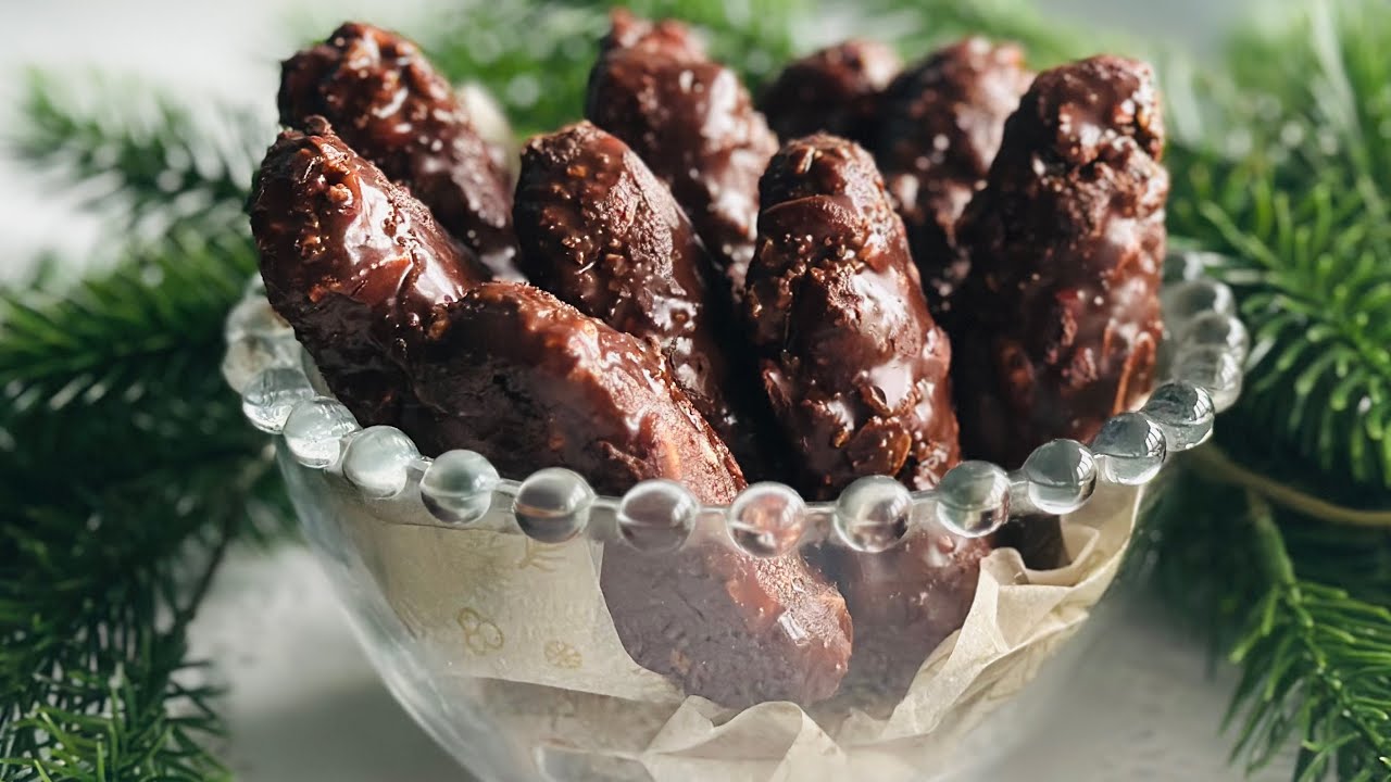 Только яблоки и орехи! Хрустящие рождественские угощения без яиц и муки (4 ингредиента)