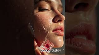My secret to instant morning glow!  #IceFacial #Shorts #GlowUpSubscribe for more skin secrets! 🔔