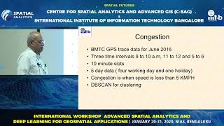 CS37 : Congestion in urban traffic: A case study of Bangalore - Prof S Rajagopalan