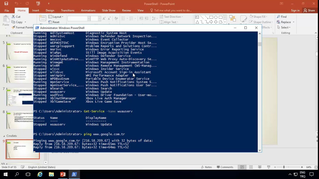 PowerShell Dersleri 3: Cmdlet Kavramı ve Kayıt İşlemleri - YouTube
