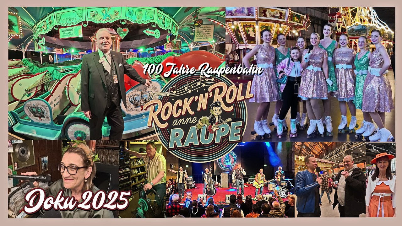 DOKU Rock'n'Roll anne Raupe - 100 Jahre Raupenbahn - 17. Historischer Jahrmarkt Bochum 2026