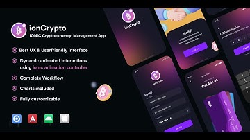 IonCrypt - Ionic cryptocurrency animated ui theme