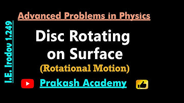 Irodov 1.249  Rotational Motion- problem-Irodov 1.249