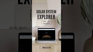 solar system explorer #htmlcssjs #frontenddevelopment #frontendproject #frontend #frontpage