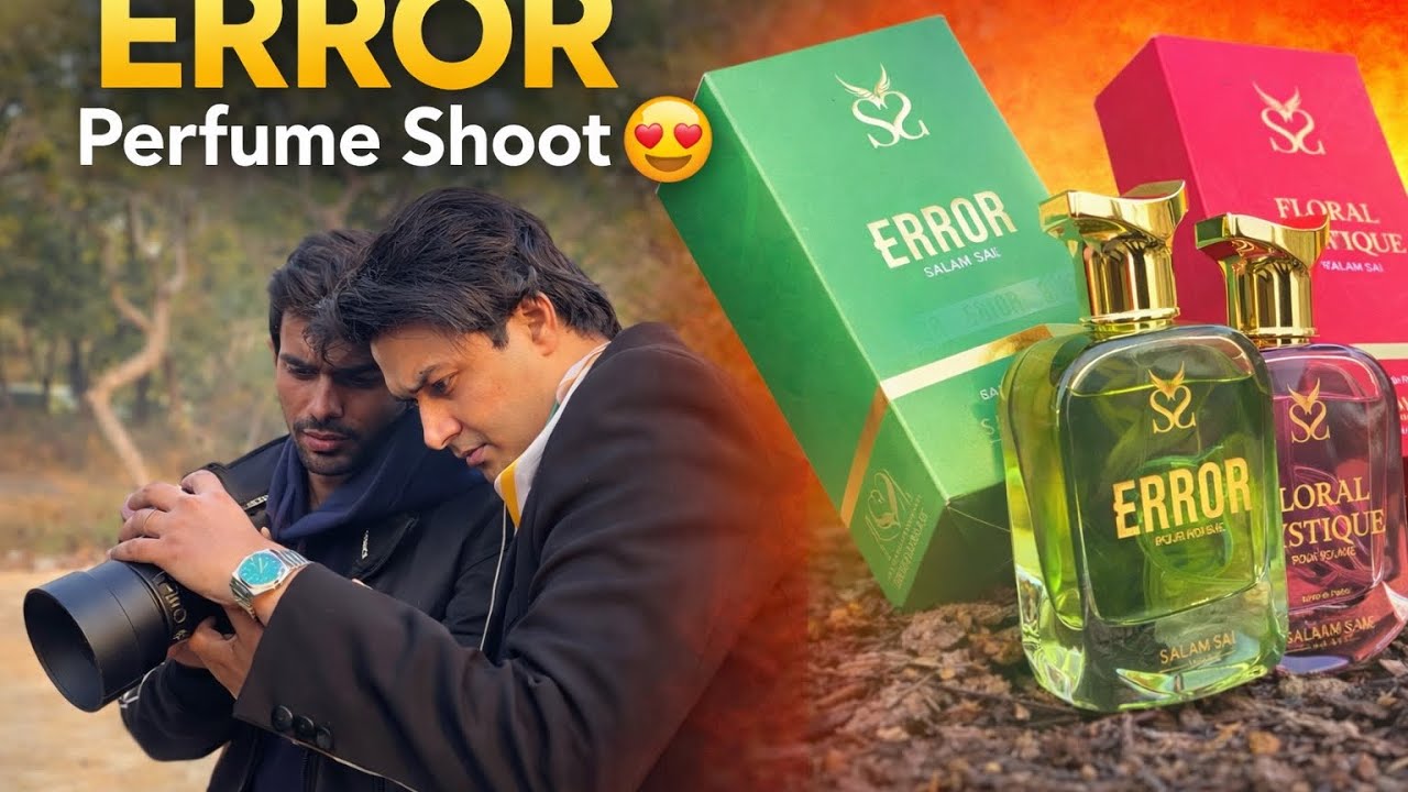 Alhumdulillah 🤲 Error perfume ka shoot hogyaa hai 😍 | inshAllAh kal Error Lounge hojayega 🔥