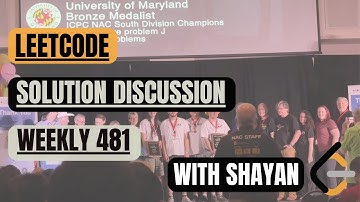 Leetcode Weekly Contest 481 — Solution Discussion