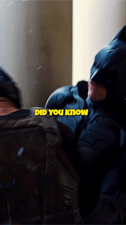 Did You Know For The Dark Knight Rises? #darkknight #batman