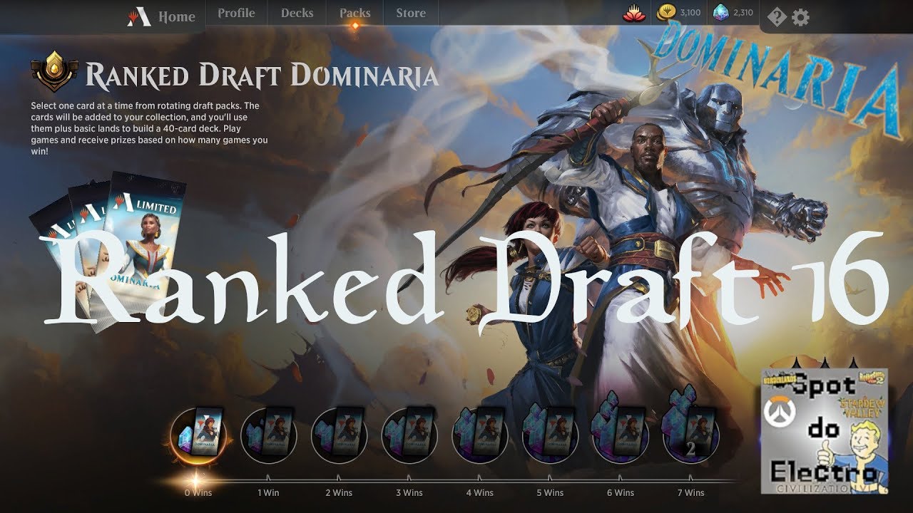 MTG Arena Ranked Draft 16 (Dominaria) YouTube