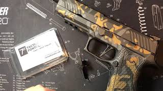 P320 skeletonized trigger and Tactical Pontoon sear spring review