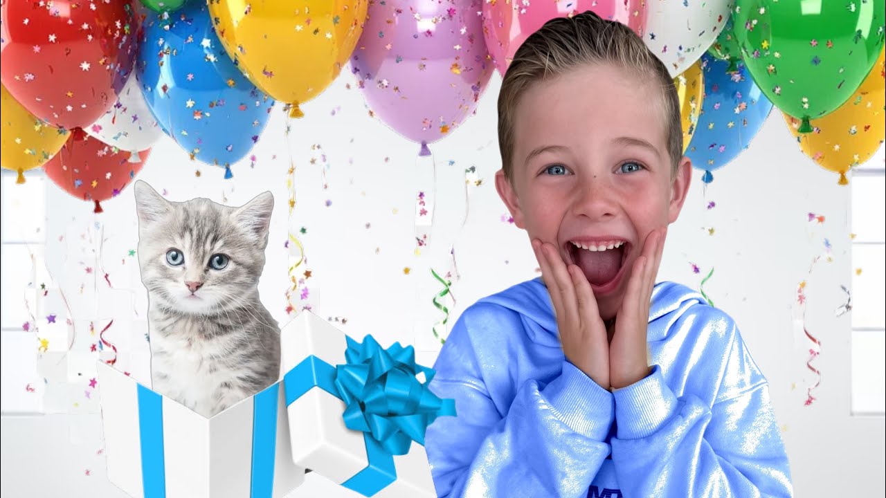 We Surprised Him With A KITTEN For His Birthday!! *EMOTIONAL*