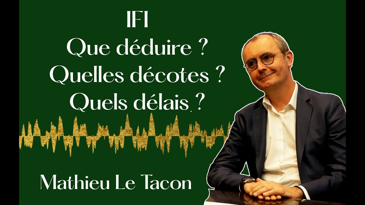 IFI  o est la frontire de loptimisation    Mathieu Le Tacon Avocat associ Delsol Avocats