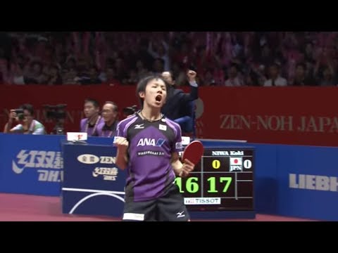 世界卓球2014 男子決勝トーナメント準決勝「日本 VS ドイツ」