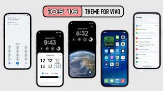 iOS 16 Theme For Vivo All Devices | Vivo Theme | #vivotheme  #themeforyou #ios16 #iphone #vivo screenshot 5