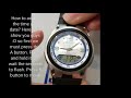 Casio aw827avdf watch how to set the time and date