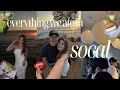 3 days in socal 🍵 cafe hopping, eating until we drop, disney bites