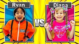 Tag with ryan Vs Diana and Roma || ryan toys review | ryan's world  | Subway surfers