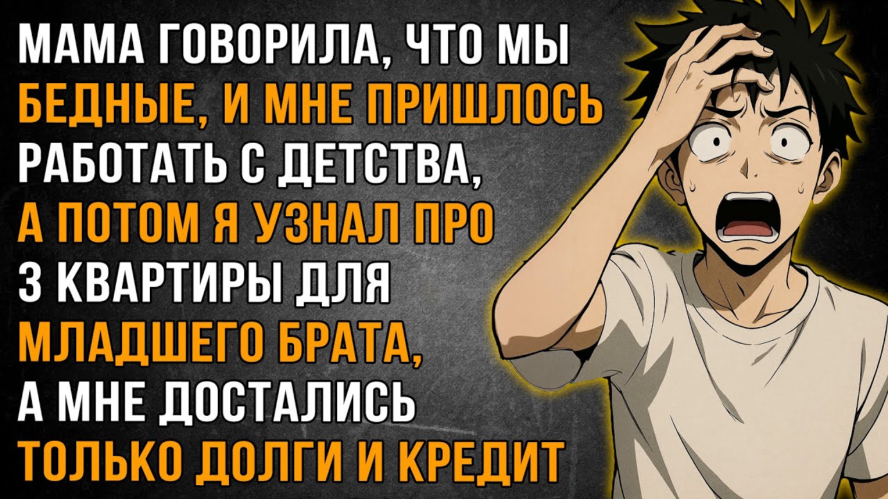 Мама Внушала Мне, что Мы бедные, но Прятала 3 квартиры для брата, А На Меня повесила Долги