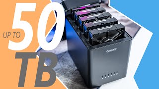 Add 50TB of Storage with the Orico 5-Bay USB 3 External Drive Enclosure