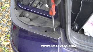 How to Remove a VW Rear Bumper