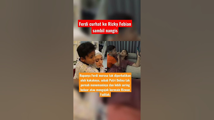 Ferdi anak Sule (Artis Dunia Komedi) curhat ke Rizky Febian #shorts#youtubeshorts
