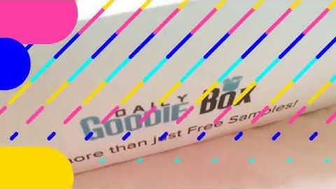 Daily Goodie box, More than just free samples! Unboxing April 2018