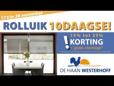 Video: Septemberbonus Van ALUTECH: Korting Op Rolluiken Met Klamboe