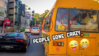 People going crazy after seeing a Lamborghini * reactions * ( Supercars in India )